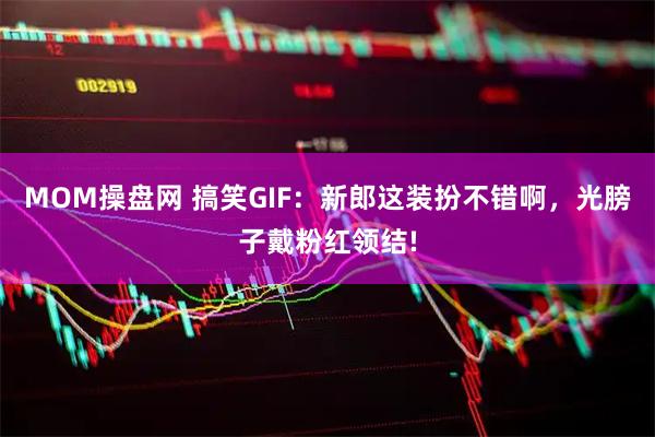 MOM操盘网 搞笑GIF：新郎这装扮不错啊，光膀子戴粉红领结!
